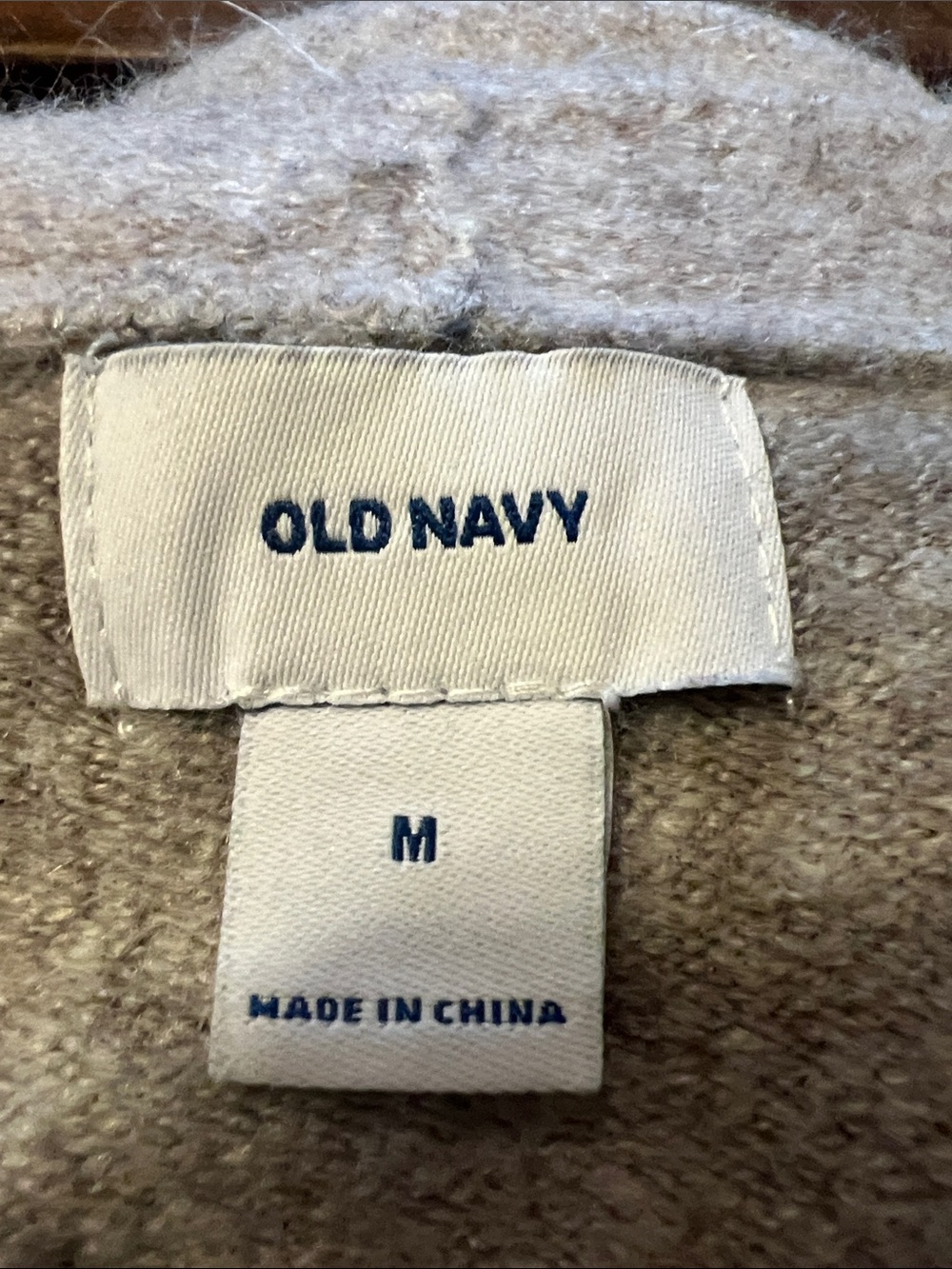 Old Navy Heather Light Gray Button-Front Knit Cardigan - Picture 8 of 9